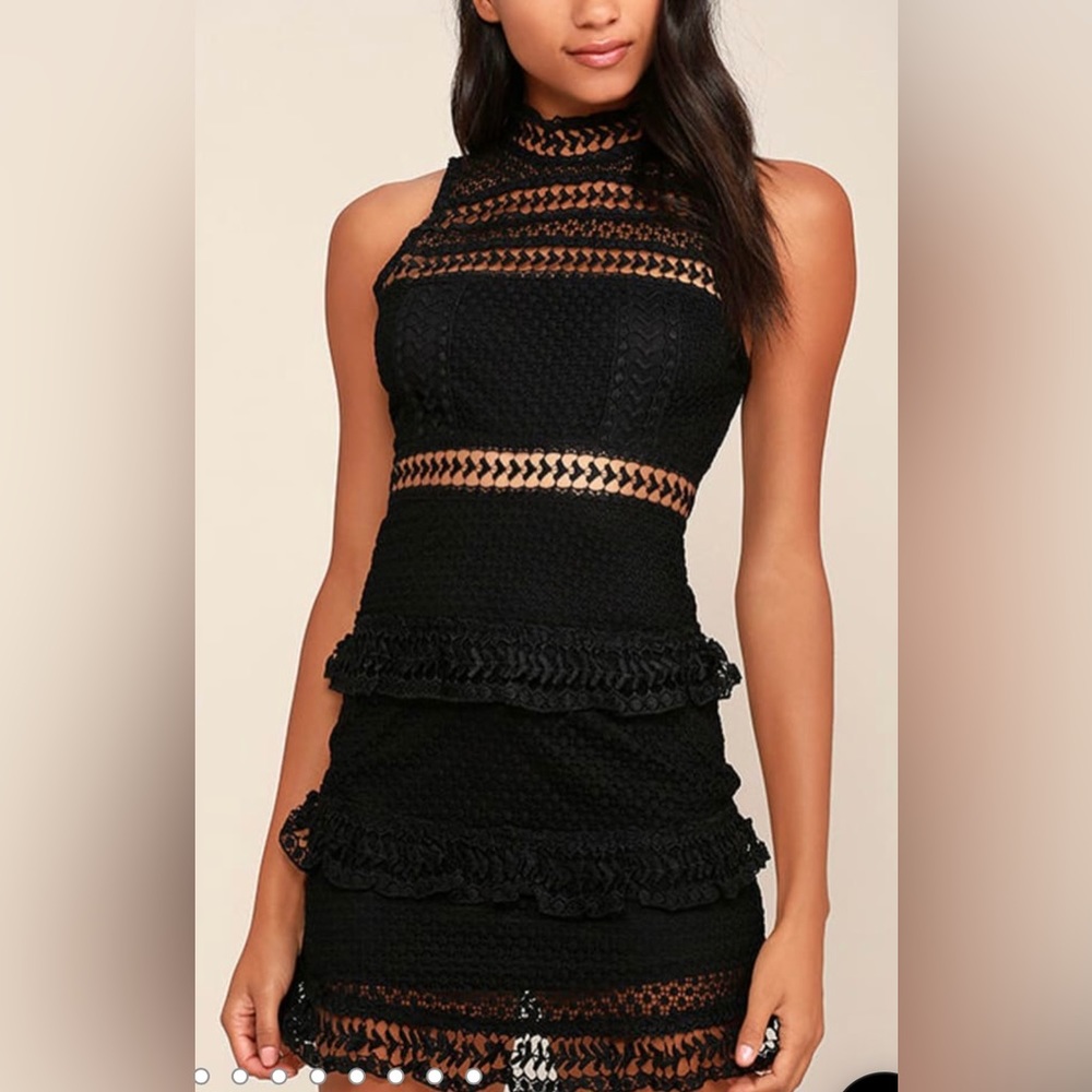 Black Lulu’s Lace Dress - Worn Once!